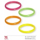 Set van 4 Neon armbanden