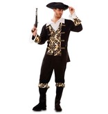 Gouden Piraat Kostuum Man