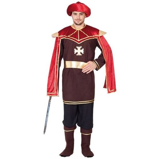 Middeleeuwse Hoveling Kostuum Man