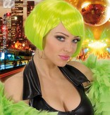 Pruik Valentina neon groen