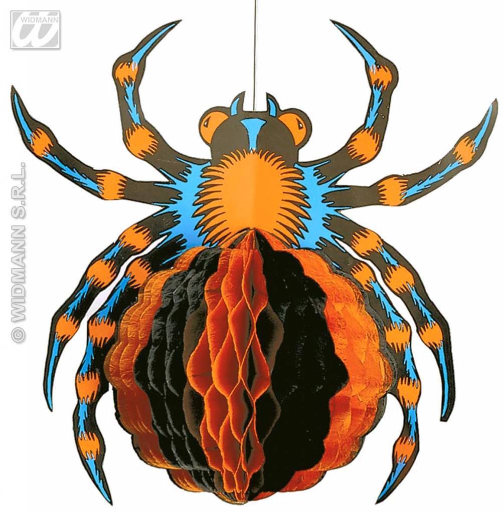 Hangdecoratie spin neon