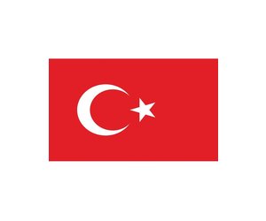 Turkse Vlag 90x150cm, Gevelvlag Turkije 90 x 150 CM