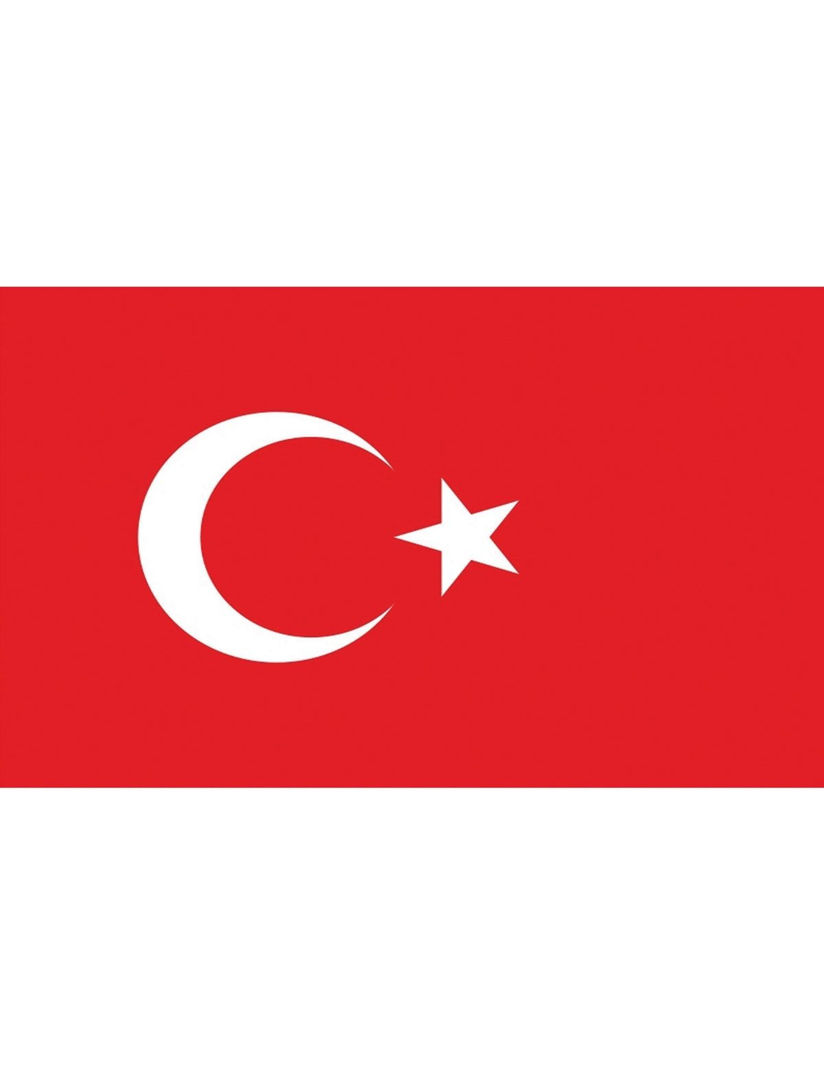 Vlag Turkije 90x150cm - Feestbazaar.nl