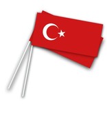 Zwaaivlaggetje Turkije (50st)