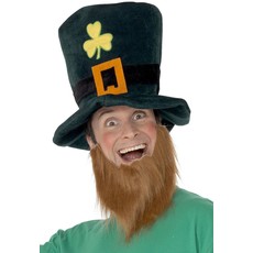 Leprechaun Hoed met baard