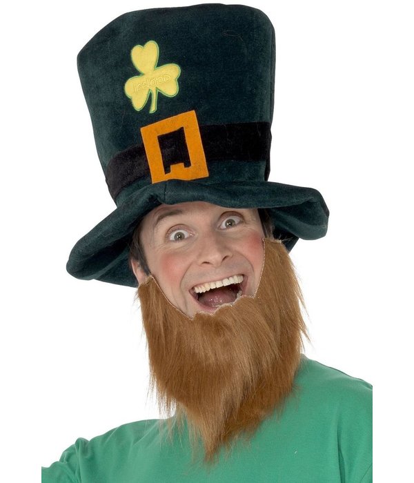 Leprechaun Hoed met baard