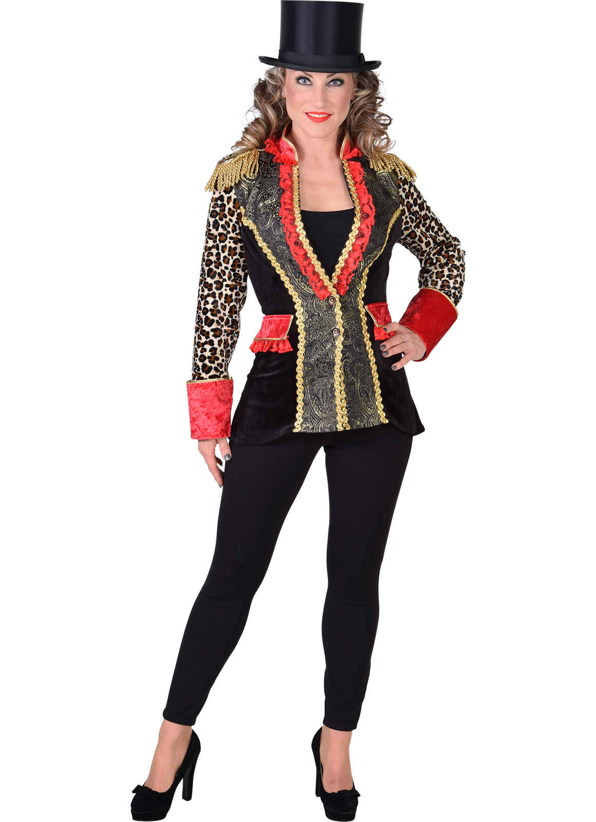 Mantel Sheeba brocaat dames afbeelding