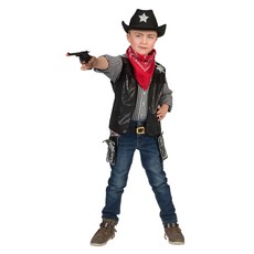Cowboy Vest Kind Zwart