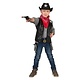 Cowboy Vest Kind Zwart
