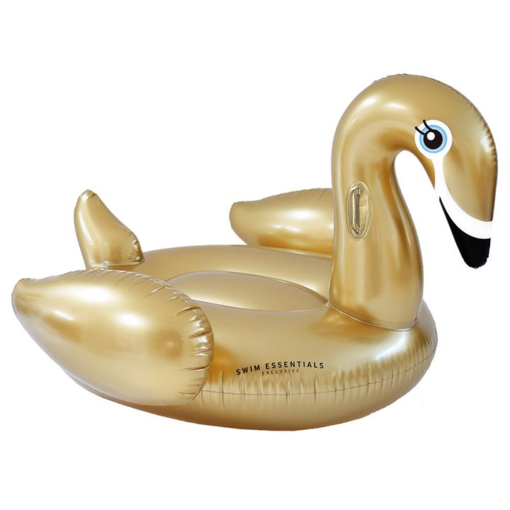 Opblaasbare Zwaan Luchtbed Goud