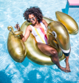 Opblaasbare Zwaan Luchtbed Goud