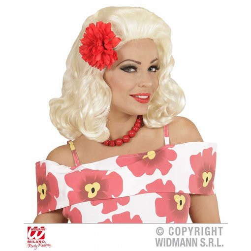 Rock Pin Up girl pruik Sandy