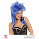 Pruik Rockster blauw