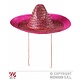 Sombrero roze 48cm