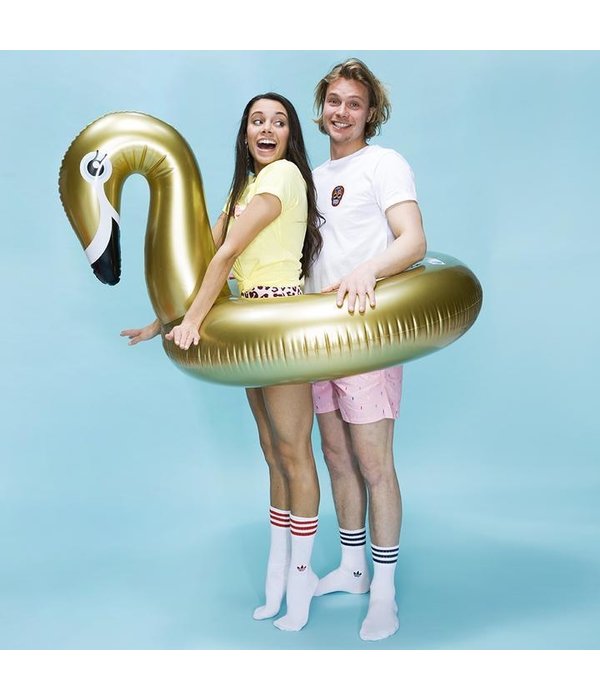Opblaasbare Zwemband Zwaan Goud