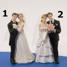 Trouwpaartje Taart Huwelijk