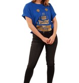 Toppers T-Shirt Happy Birthday Blauw