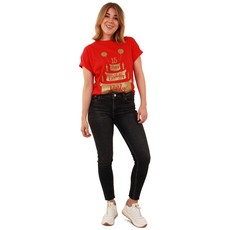 Toppers T-Shirt Happy Birthday Rood