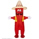 Opblaasbaar Mexicaans Hete Chili Pepper Kostuum