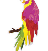 Set tropische Hawaii Wanddecoratie (4 Stuks)