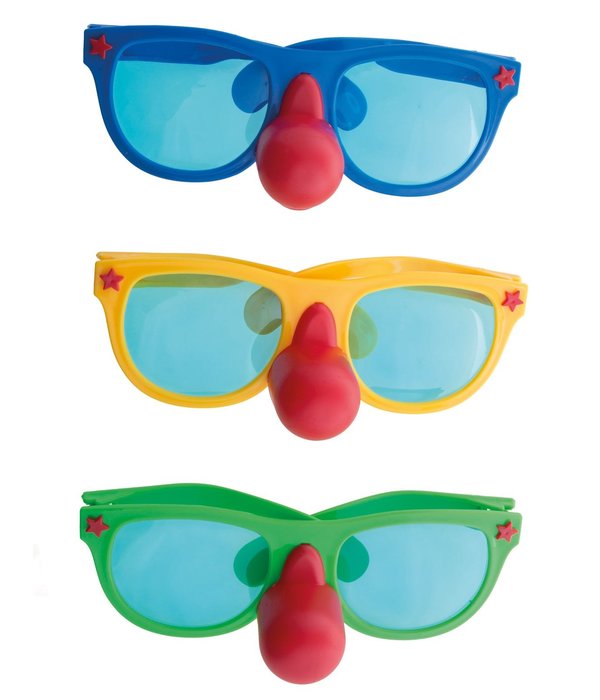 Zonnebril Clown Met Neus Jumbo