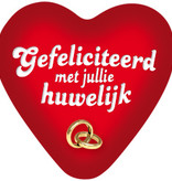 Big Sign Bord Gefeliciteerd Huwelijk