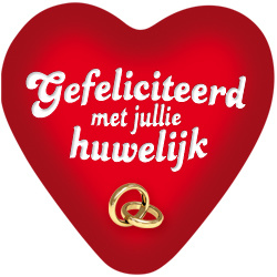 Big Sign Bord Gefeliciteerd Huwelijk