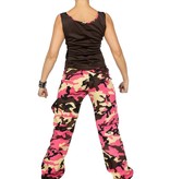 Soldaat Camouflage Kostuum Vrouw Roze