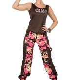 Soldaat Camouflage Kostuum Vrouw Roze
