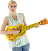 Opblaasbare Hippie Ukelele (80cm)