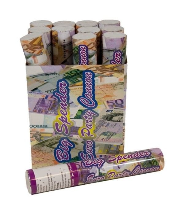 Confetti Kanon 30cm Euro biljetten