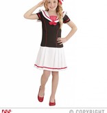 Matroos meisje kostuum