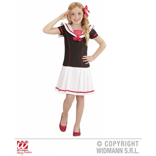 Matroos meisje kostuum