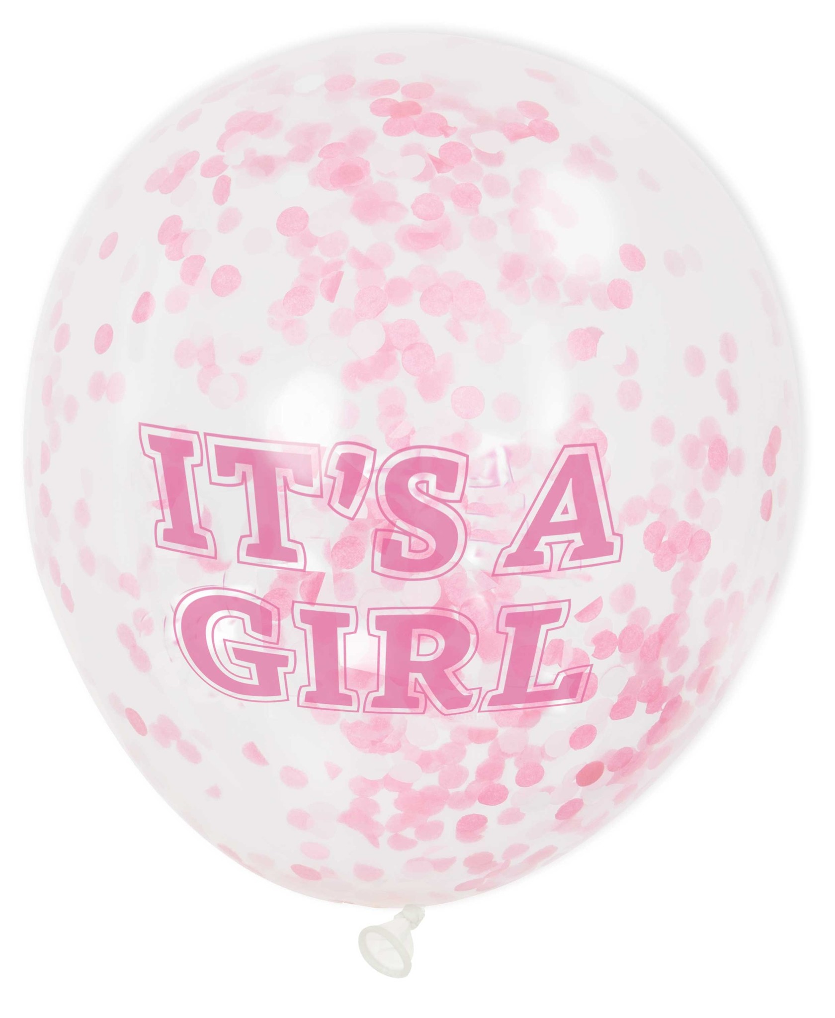 Confetti ballon It's A Girl 30cm (6st)