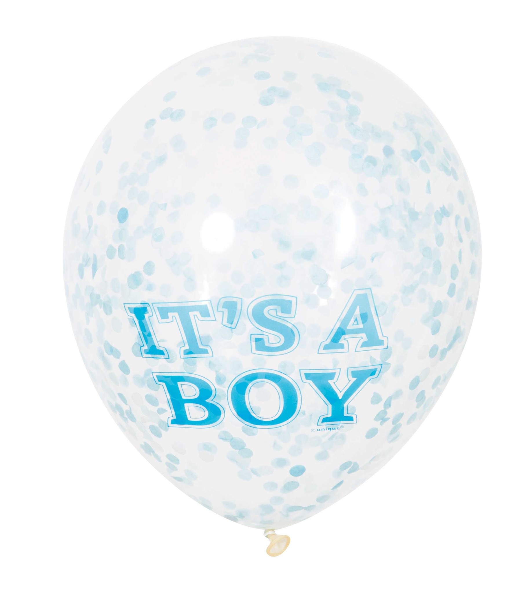 Confetti ballon It&apos;s A Boy 30cm (6st) afbeelding