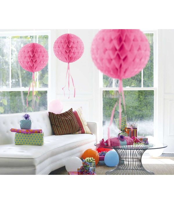 Honeycomb baby roze - 30 cm