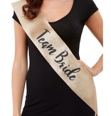 Team Bride Sjerp Glitter goud