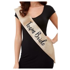 Team Bride Sjerp Glitter goud