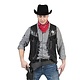 Cowboy Vest zwart volwassen