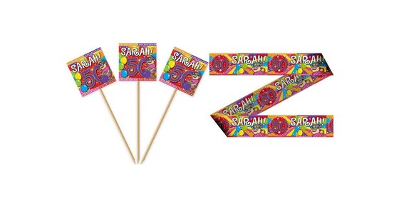 Feestartikelen Sarah