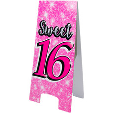 Waarschuwingsbord Sweet 16
