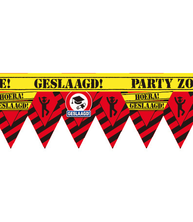 Party Afzetlint - Geslaagd