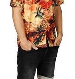 Tropische Hawaii shirt orange