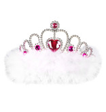 Tiara wit met hartje