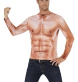 Realistisch spierbal shirt