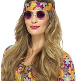 Paarse Hippie bril