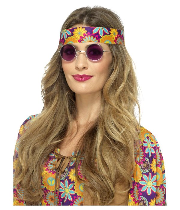 Paarse Hippie bril
