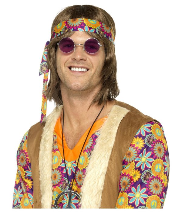 Paarse Hippie bril