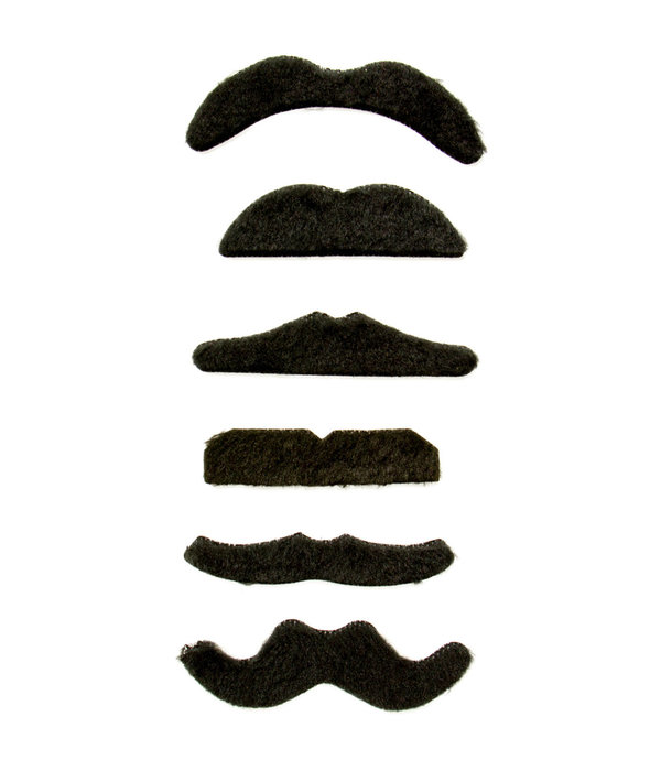 Snorrenset Zwart - 6 stuks