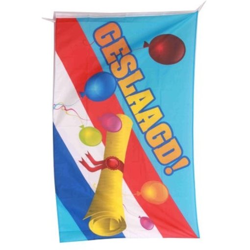 Gevelvlag Geslaagd NL-vlag / Diploma